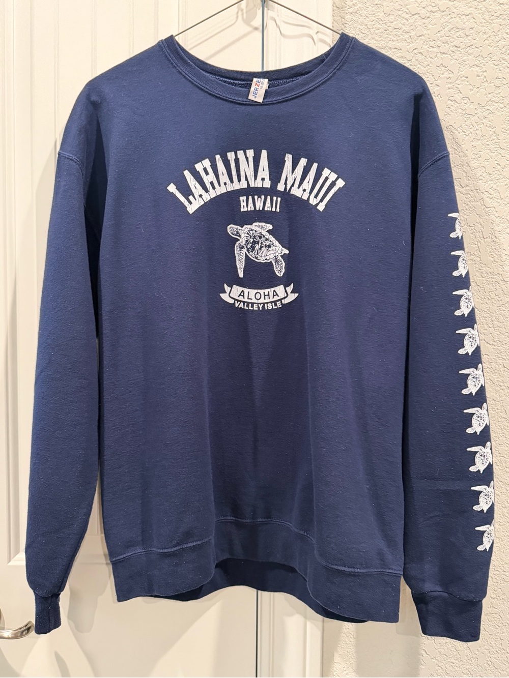 Lahaina Maui Hawaii Navy Crewneck Sweatshirt
